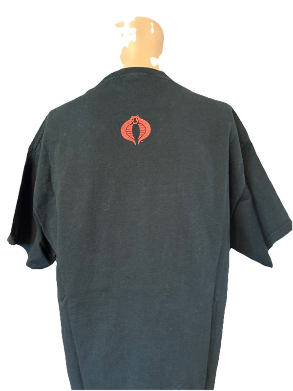 Vintage 2004 G.I Joe Hasbro KICK IT LIKE COBRA Black & Red Shirt Size Large gallery