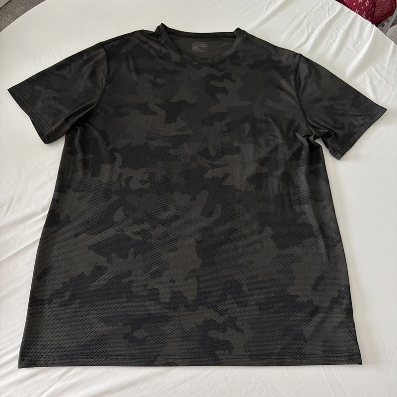 Polo Ralph Lauren Performance XLT Black Camouflage Mesh Short Sleeve T-Shirt EUC gallery