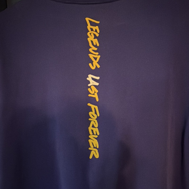 Nike Dri-FIT Kobe Bryant Legends Last Forever Purple Graphic Tee Men’s L gallery