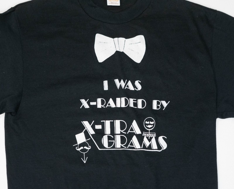 True Vintage 70s Single Stitch Drag T Shirt Sz L Burlesque Underground Club Bar gallery