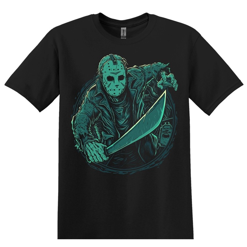 Jason Voorhees Horror Movie T-Shirt Black S-3XL Friday The 13th gallery