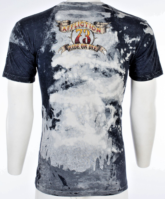 AFFLICTION American Customs RIDE OR DIE Short Sleeve Slim Fit T-shirt NWT gallery