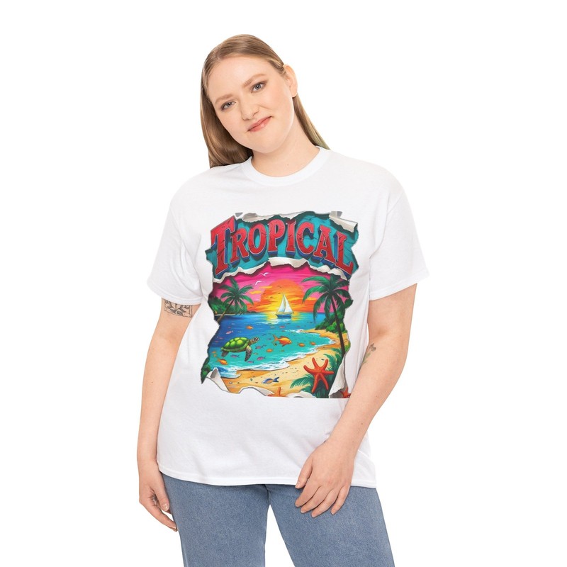 Unisex T-Shirt – Klassisches Heavy Cotton Rundhals-Shirt für Damen & Herren