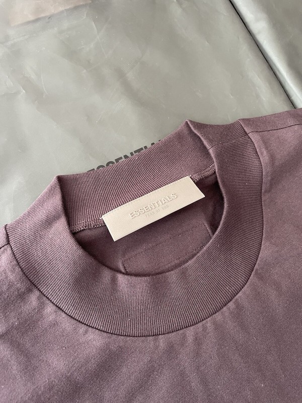 NEW Fear of God Essentials Plum SS23 T-Shirt Size Large (L), 100% Authentic gallery