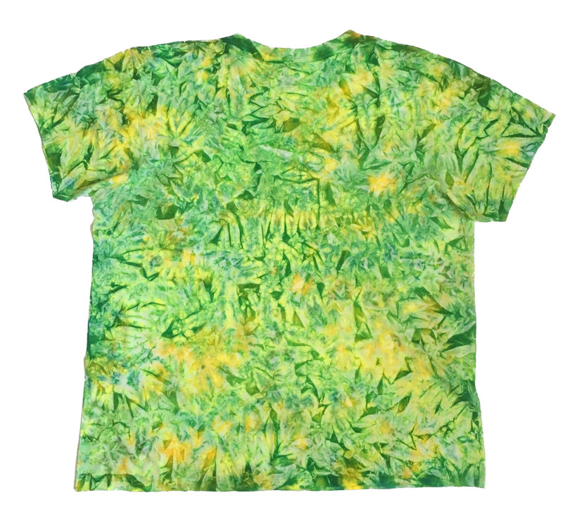 *New* 2XL - Sm Handmade Tie Dye, Lemon Lime Cruncht Crinkle, Crew or V-Neck gallery