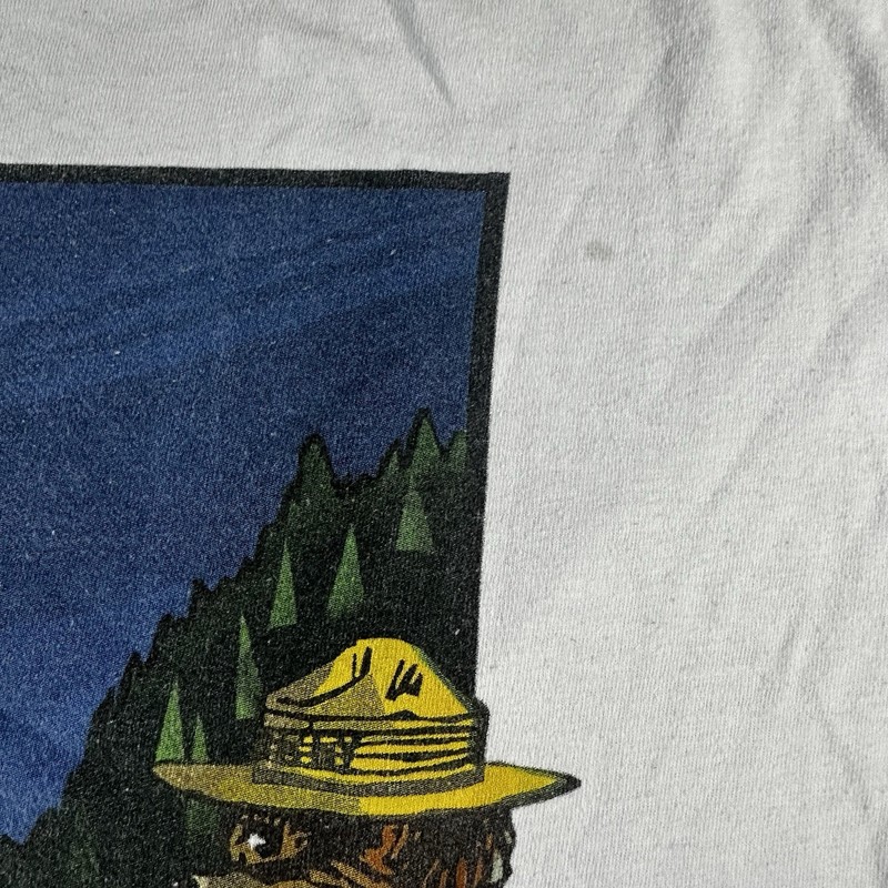 Smokey The Bear Official Licensee T-shirt Keep Fire In It's Place SIZE SMALL gallery