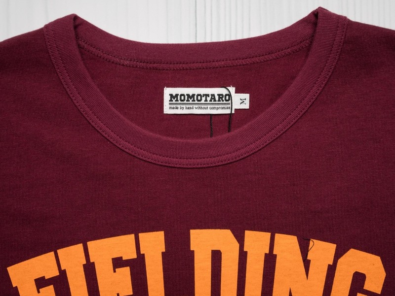 Momotaro $85 NWT Momotaro Burgundy Baseball Fielding Specialist T-Shirt 07-125 L gallery