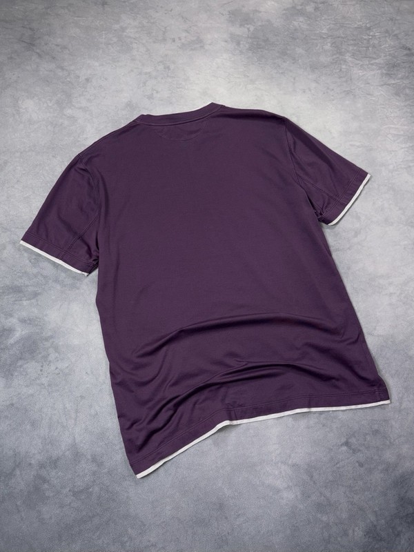 BRUNELLO CUCINELLI Luxury Casual Formal Layered Purple Vintage Shirt RRP750$+ gallery