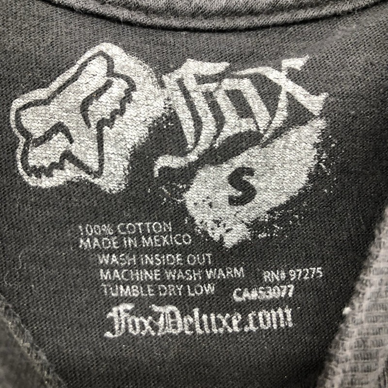 Modern Fox Racing Classic Font Logo Shirt size S Small gallery