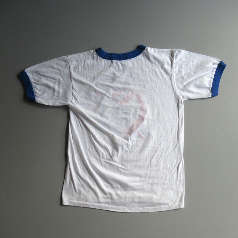 Vintage 80s Sears Ringer T Shirt 50/50 Made in the USA S gallery