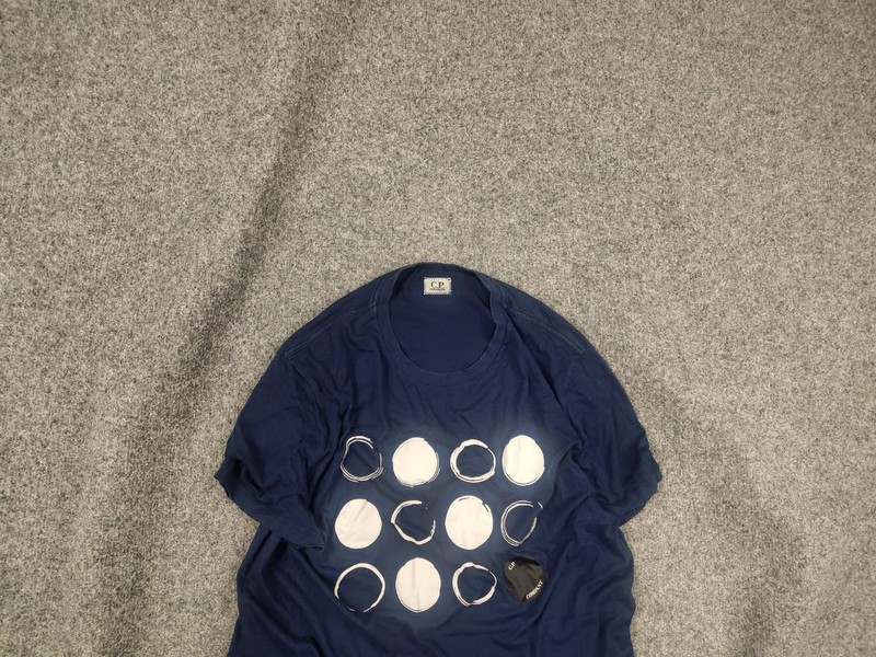 C.P. Company Navy blue T-shirt with Big logo gallery