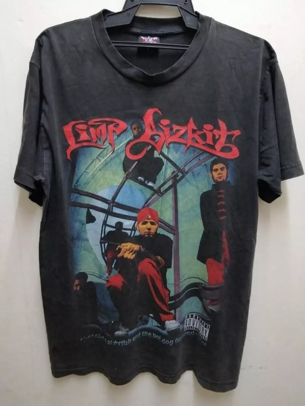 Limp Bizkit Band 90s Basic Black Short Sleeve Unisex T shirt Reprint S-5XL
