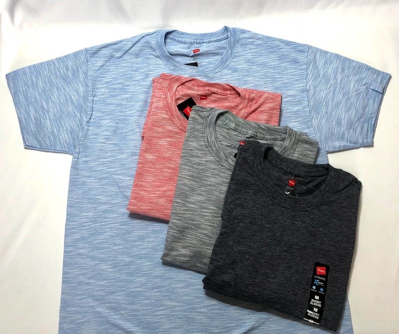 Hanes Ultimate X-Temp T-Shirts M Slate Pe Heather Gray New Sealed