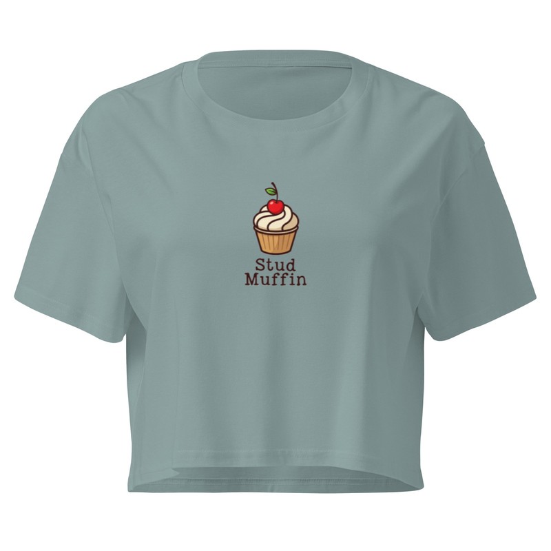 Stud Muffin Women’s crop top Summer shirt cupcake