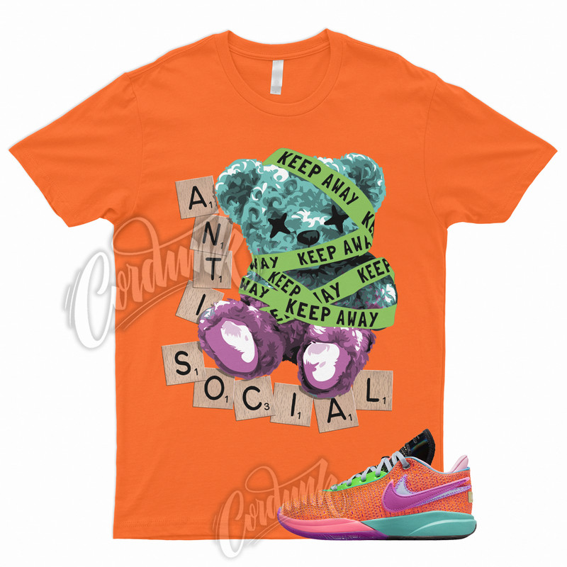 ANTI Shirt to Match LeBron 20 Chosen 1 Total Orange Vivid Purple Green Hot Punch