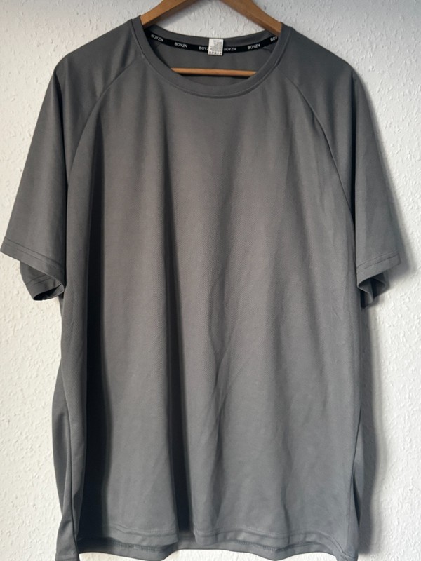 BOYZN Men’s Activewear Performance T-Shirt – Charcoal Grey