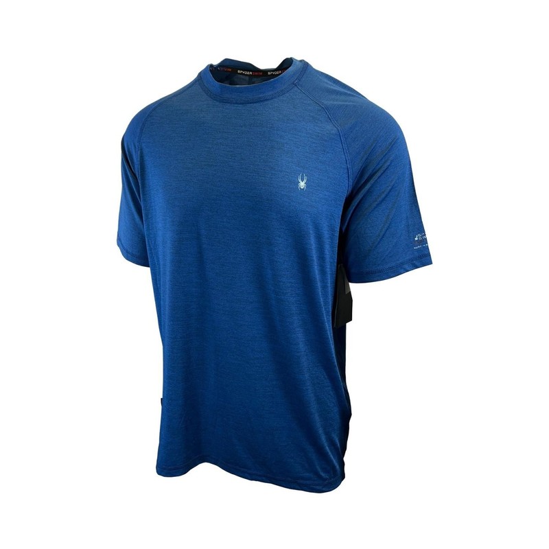 Spyder Swim Men's Solid T-Shirt Rashguard Quick Dry UPF Lightweight Hybrid S/S gallery