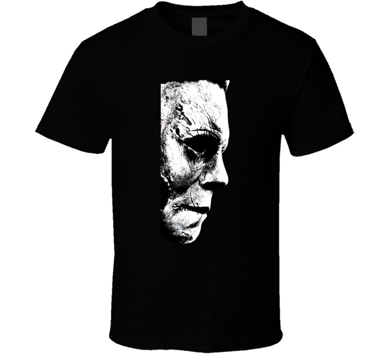 Face Michael, Mask, Horror, scary Halloween Dark Movie T Shirt Tee Gift New