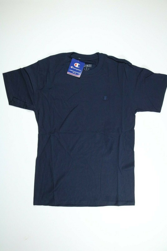 Mens Champion Athletic Wear Navy Jersey T Shirt NEW! NWT