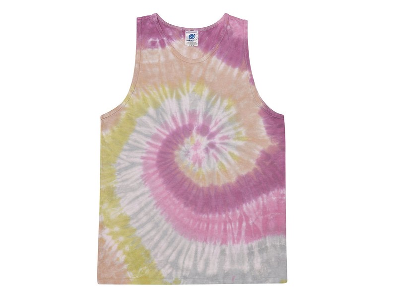 Multi-Color Tie Dye Tank Tops Sleeveless T-Shirts Adult S to XXXL Cotton gallery