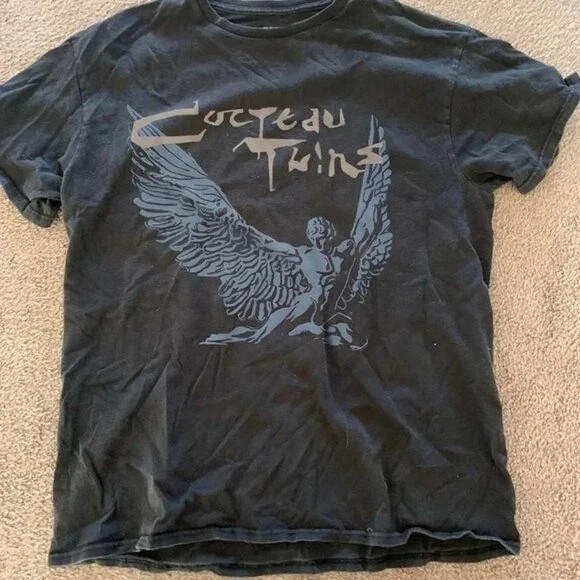 Cocteau Twins Black T-Shirt Vintage Style Dream Pop Indie Band Tee Unisex PA2670