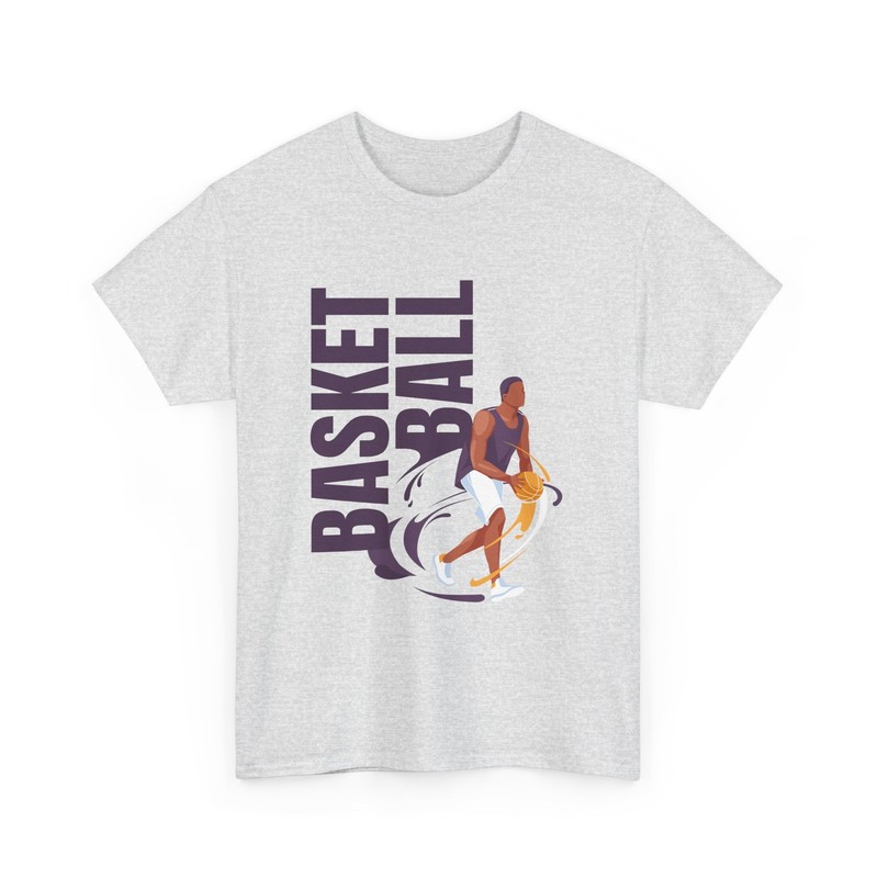 Basketball Player Tee Vertical Typography Sports Shirt