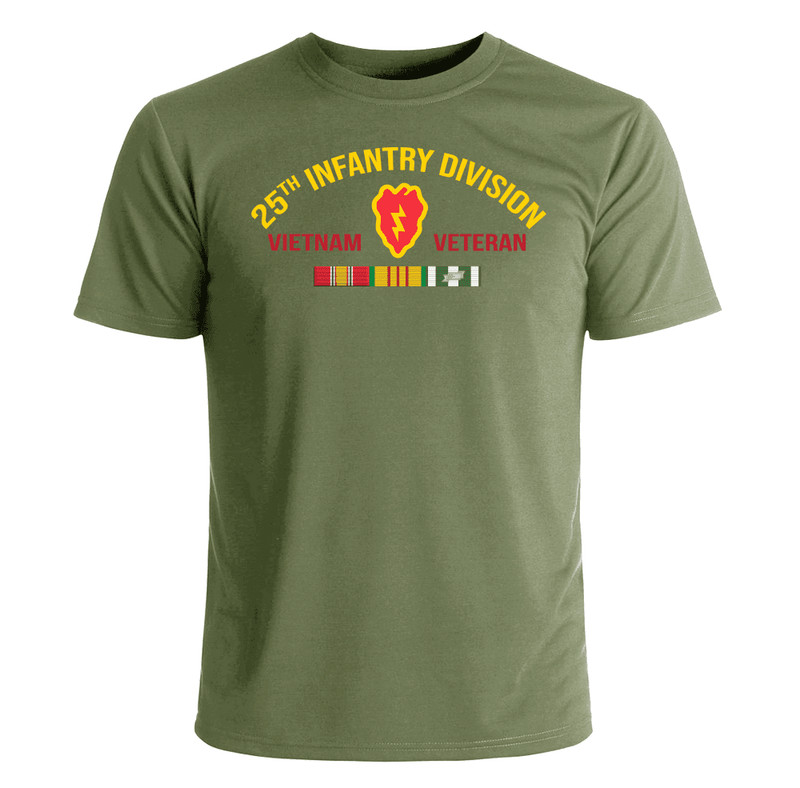 25th Infantry Division Vietnam Veteran with Ribbons Officially Licensed