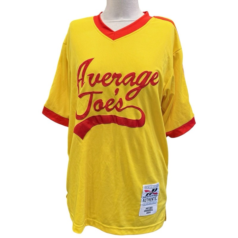 Vintage Headgear Authentic Dodgeball Average Joes Jersey Mens Sz S Patches #16