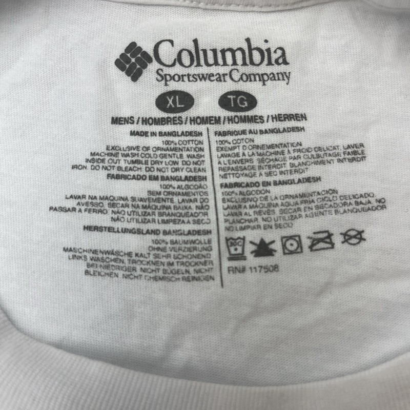 COLUMBIA SPORTWEAR Watercolor Sailfish T-Shirt Swordfish Marlin PFG White XL gallery