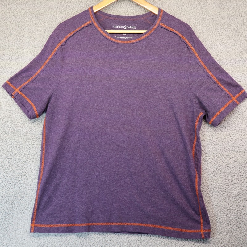 Carbon 2 Cobalt Short Sleeve T-Shirt Mens Sz Purple Large
