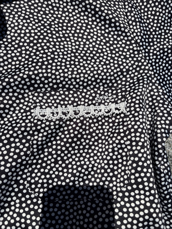1990s Grunge Vintage Polka Dot Long Sleeve Shirt, Unisex Medium gallery