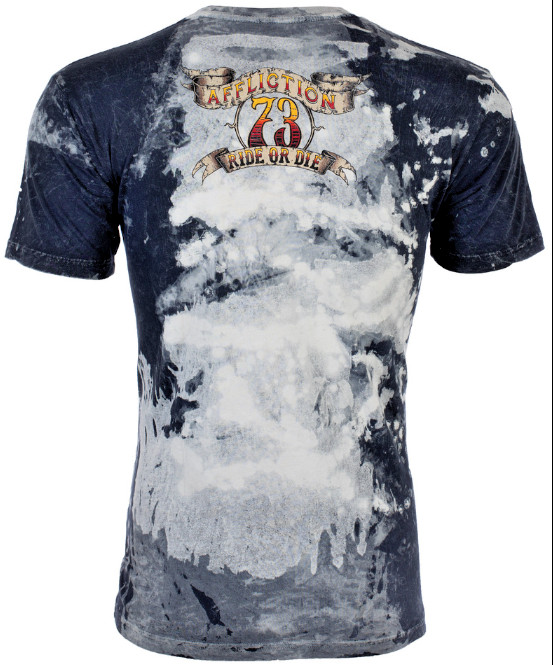 AFFLICTION American Customs RIDE OR DIE Short Sleeve Slim Fit T-shirt NWT gallery