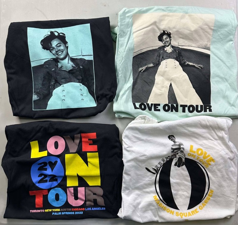 Lot of 4 Harry Styles Love On Tour T-Shirts Pick Your Size!