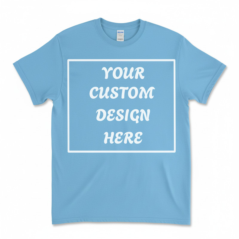 Personalized Custom T-Shirt Customized w/Photo, Text, Logo DTF on Gildan Shirt