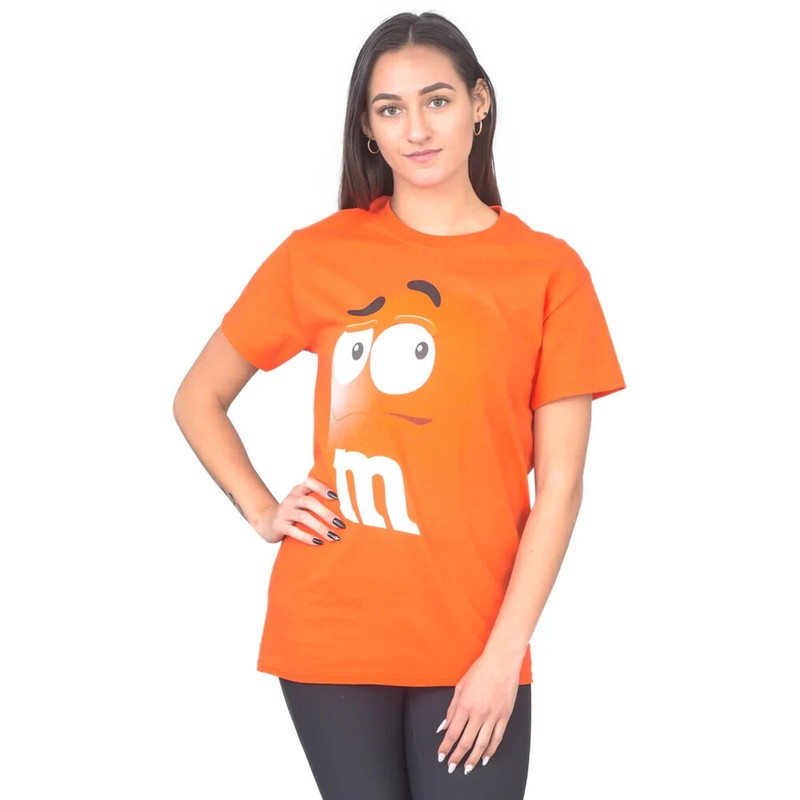 Adult & Youth Kids M&M's M&M Face Chocolate Candy Costume T-Shirt Tee M M Shirt gallery