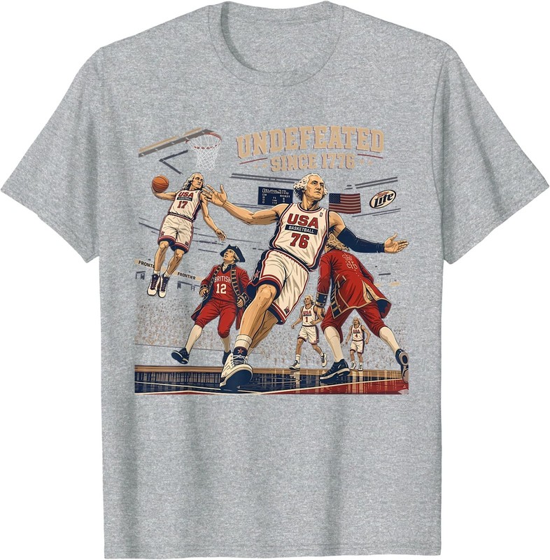 Undefeated Since 1776 America 4th of July Independence Day T-Shirt gallery