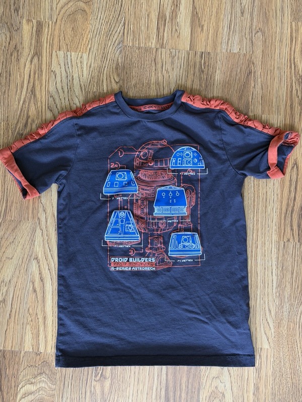 Disney Parks Droid Depot Star Wars R-Series Astromech Boys Size M Graphic Shirt