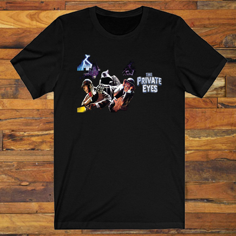 The Private Eyes 1980 Movie Men’s Black T-Shirt S-3XL