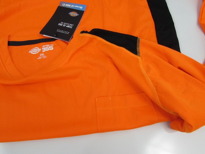 Dickies Mens Performance Workwear Temp-iQ 365 UPF 40+ Thumb Holes L/S Shirt 2XL gallery