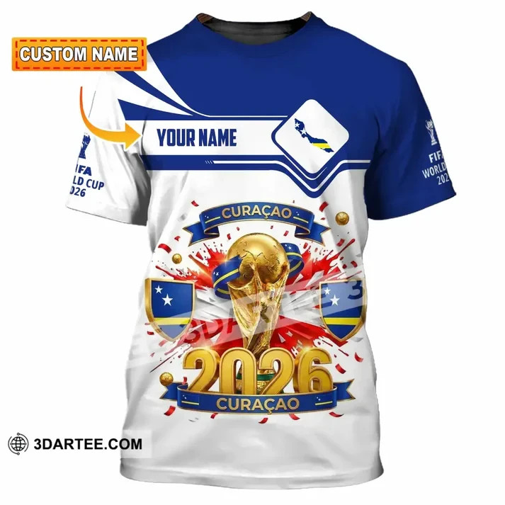 Unisex 3D Shirt – Custom Curacao World Cup 2026 Shirt reprint VK13824