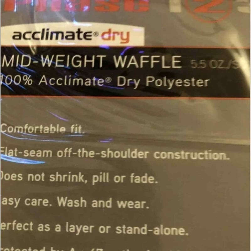 Mens S Set XGO Mid-weight Tech Waffle Phase 2 Thermal Long sleeve Shirt & Pants gallery