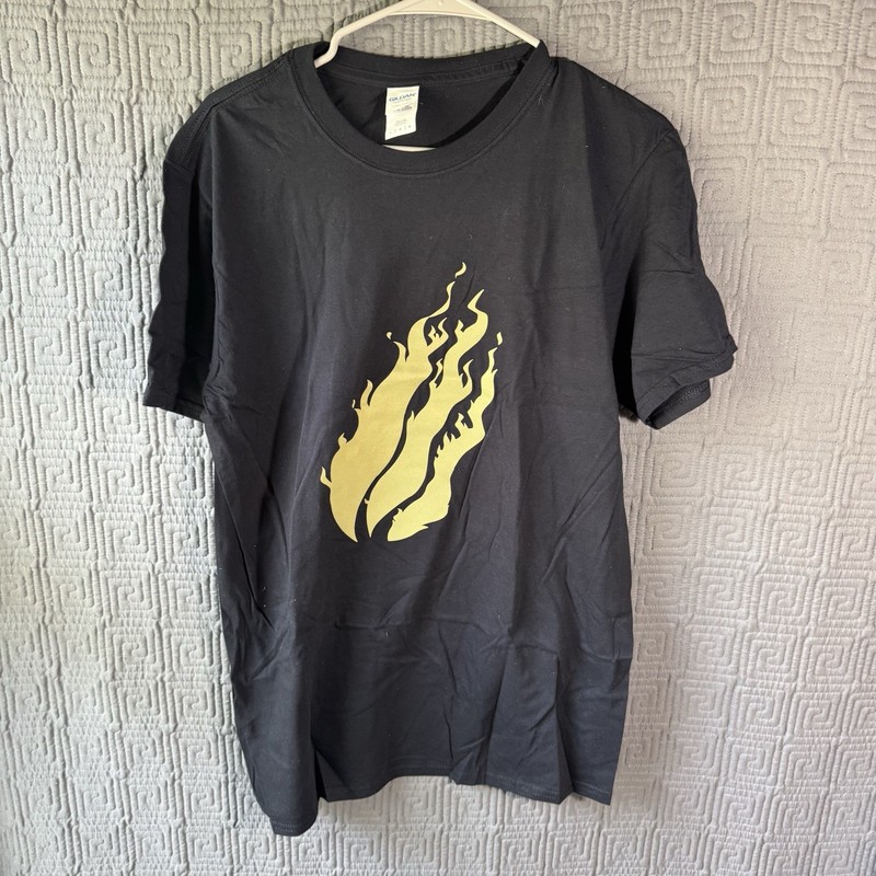Gildan Softstyle T-Shirt Men’s Large Black Ring Spun Preston Playz 100% Cotton
