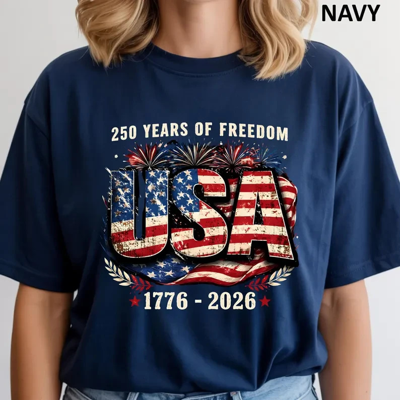 250 Years of Freedom Shirt, 1776-2026 Semiquincentennial Tee