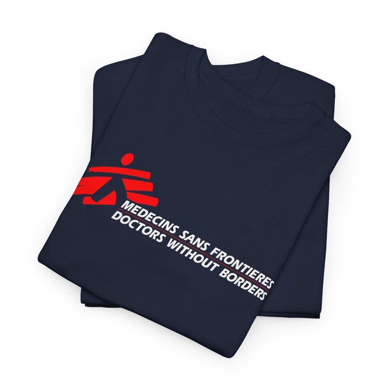 MSF Doctor's Without Borders Logo White/Grey/Black/Navy T-Shirt S-5XL gallery