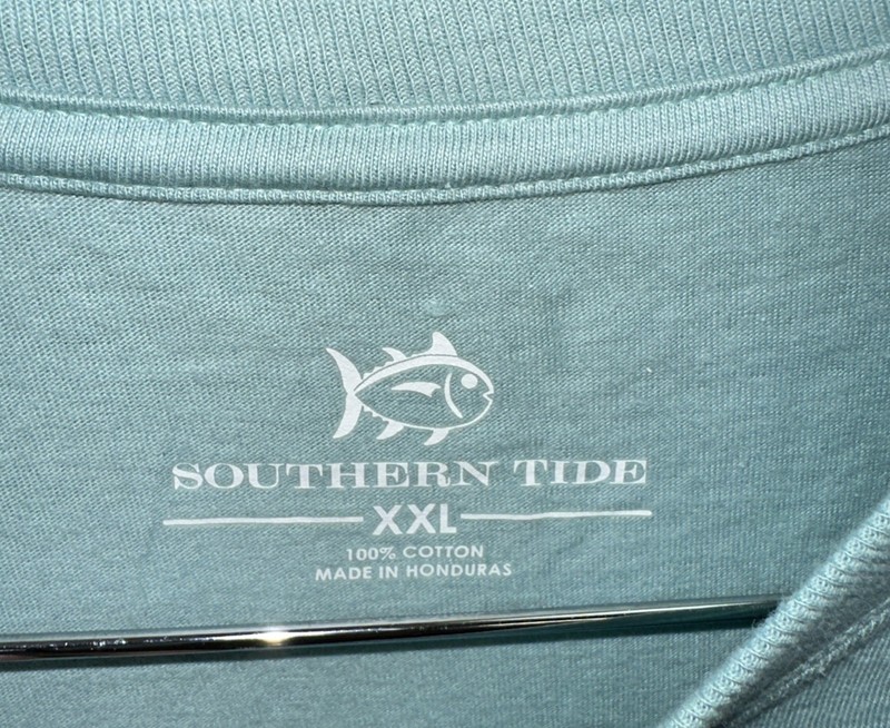Southern Tide Mens 100% Cotton Aqua Breeze SS Lures T-Shirt XXL gallery