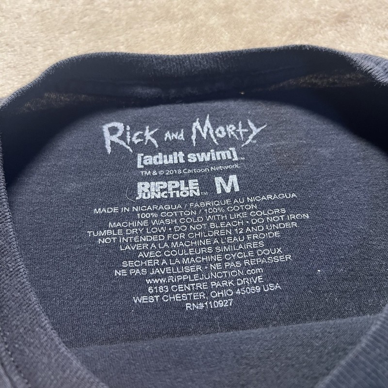 Rick and Morty T Shirt Mens M Pick Rick Adult Swim TV Show Graphic Cartoon Funny gallery