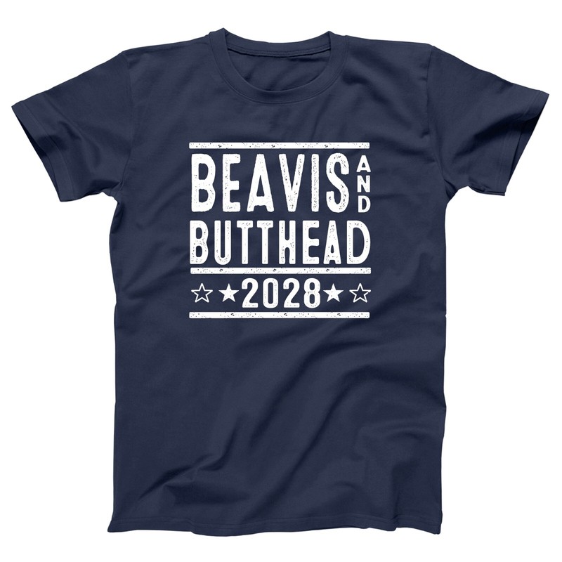 Bevis Butthead 2028 Election – funny 90s cartoon show Xs-5x Unisex Soft Tshirt