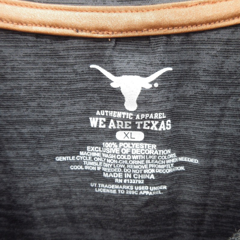 We Are Texas Men's T-Shirt Size XL Gray 100% Polyester Long Sleeve Crew Neck gallery
