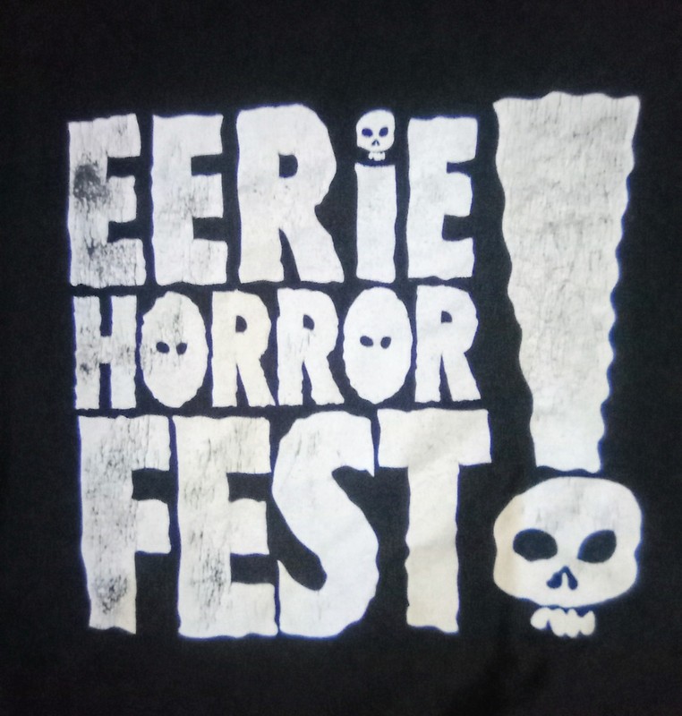 Eerie Horror Fest! mens XL t shirt rare convention