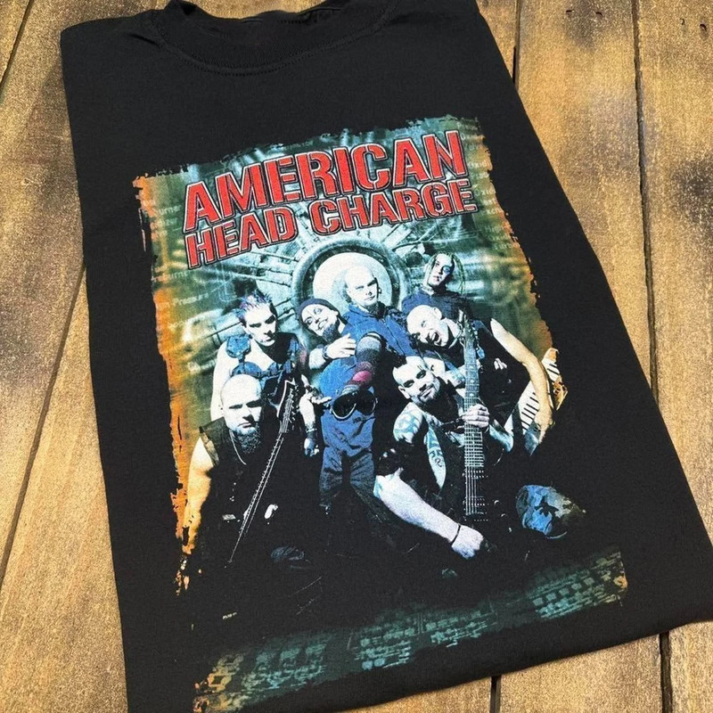 American Head Charge Band Music Graphic Print Unisex Cotton T-Shirt EG581